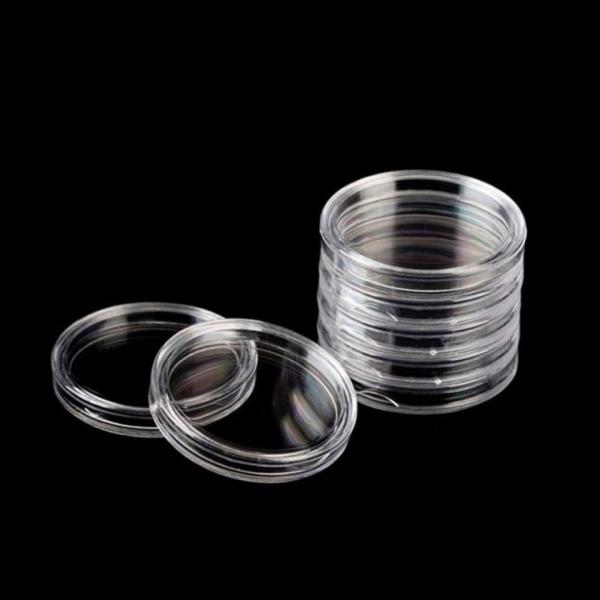 코인 동전 보관 캡슐 100p 25mm 27mm 수집품 보관 동전 앨범 케이스 수집 플라스틱 코인 선물