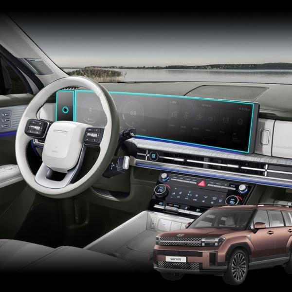 싼타페 MX5 네비게이션 보호 필름