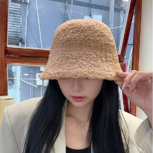 [지앤지] 플리스 벙거지모자 뽀글이벙거지모자 겨울모자 버킷햇