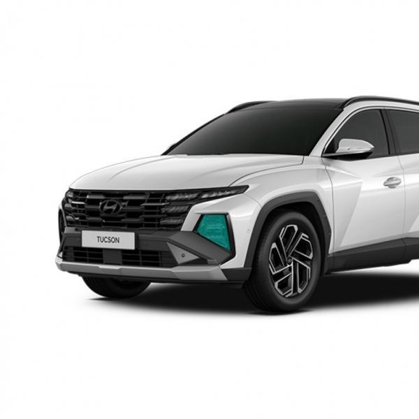 투싼 NX4 페이스리프트 헤드라이트 PPF 보호필름
