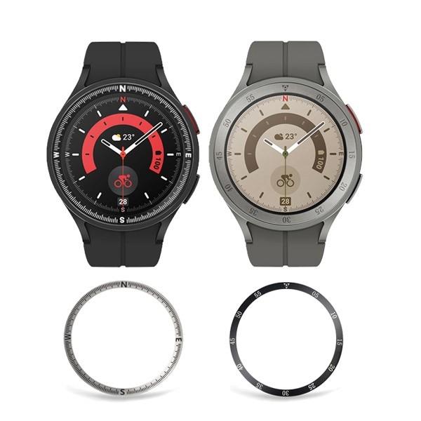 bob 갤럭시워치5프로 전용 타임 나침반 베젤링 Galaxy Watch 40mm 44mm 시계눈금