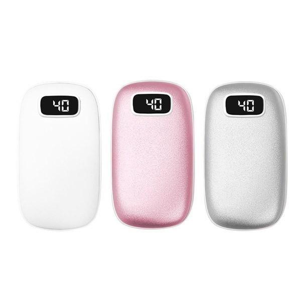 Signal 손난로 충전식 보조배터리 디지털 LED 5000mAh 충전식핫팩 겨울템 C타입