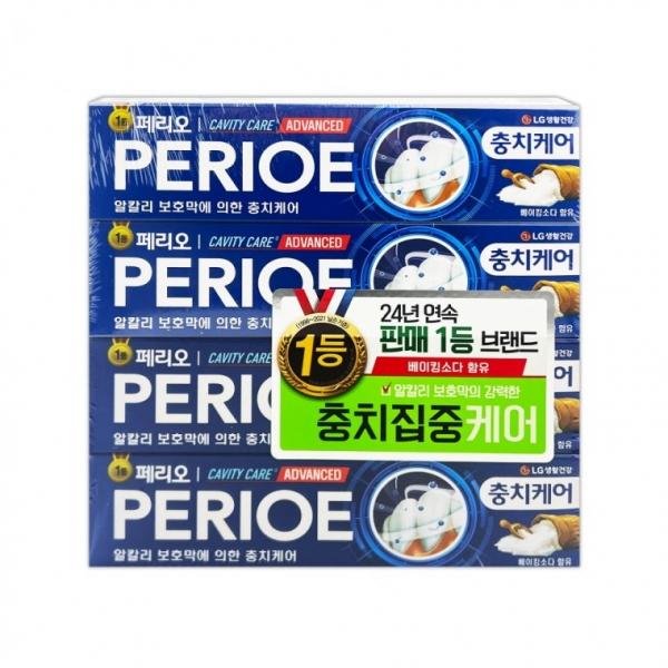 페리오 캐비티케어 알파 치약 150g × 4P - D