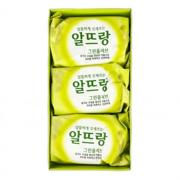 알뜨랑 그린올리브 비누 140g × 3P -D