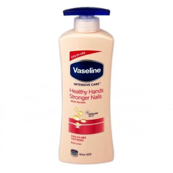 바세린 인텐시브 케어 헬씨 핸드 앤 스트롱거 네일로션 350ml - D