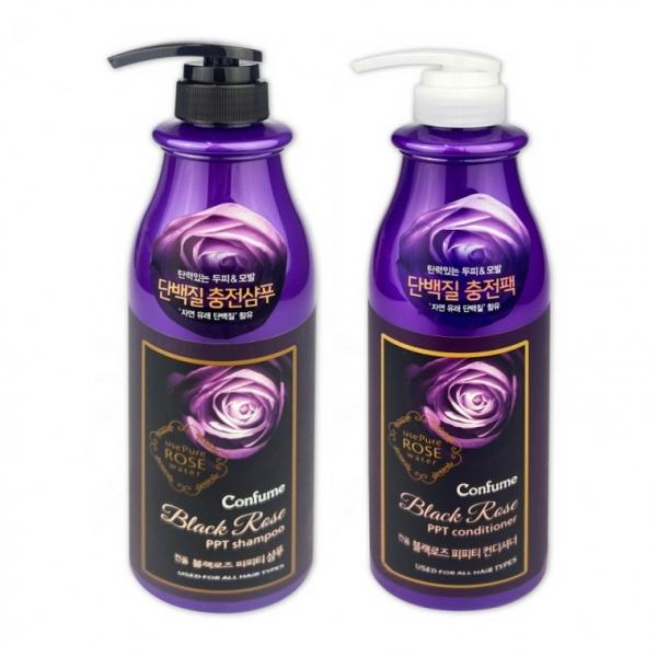 컨퓸 블랙로즈 피피티 샴푸 + 컨디셔너 750ml 2종세트 - D