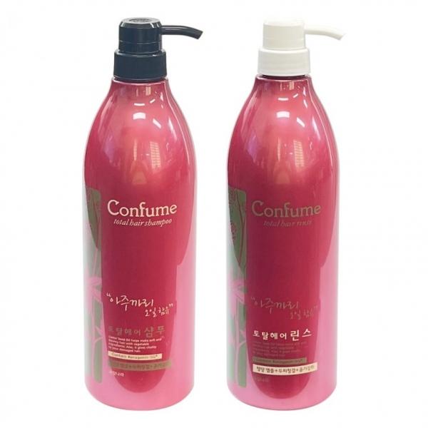 과일나라 아주까리 컨퓸 토탈헤어 샴푸+린스 2종세트 950ml -D