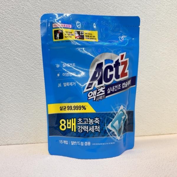 액츠 실내건조 캡슐세제 15입