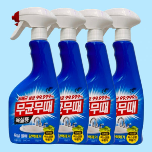 무균무때 욕실세정제 500ml 4개
