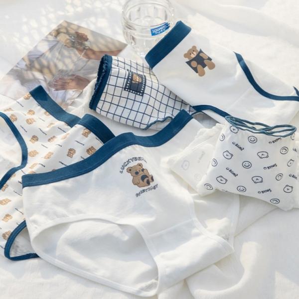 [위드기프트] 블루베어 소프트 순면 팬티 5개 세트