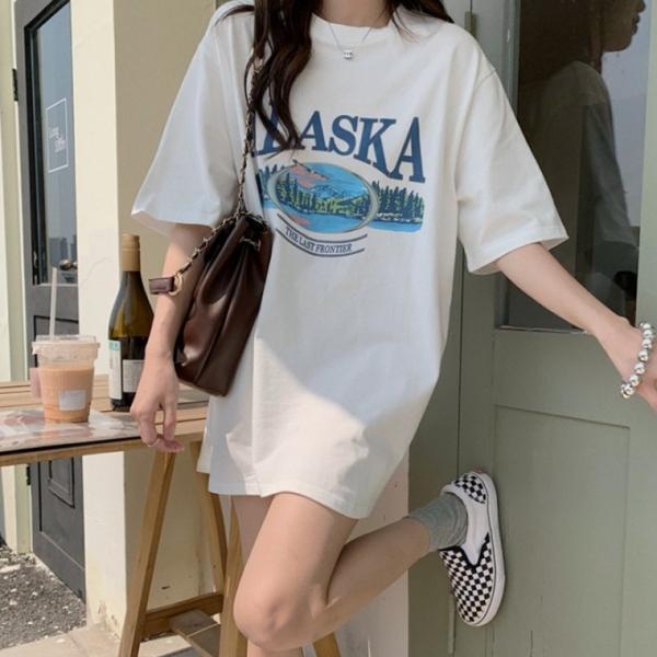 오버핏 알래스카 반팔티 2color