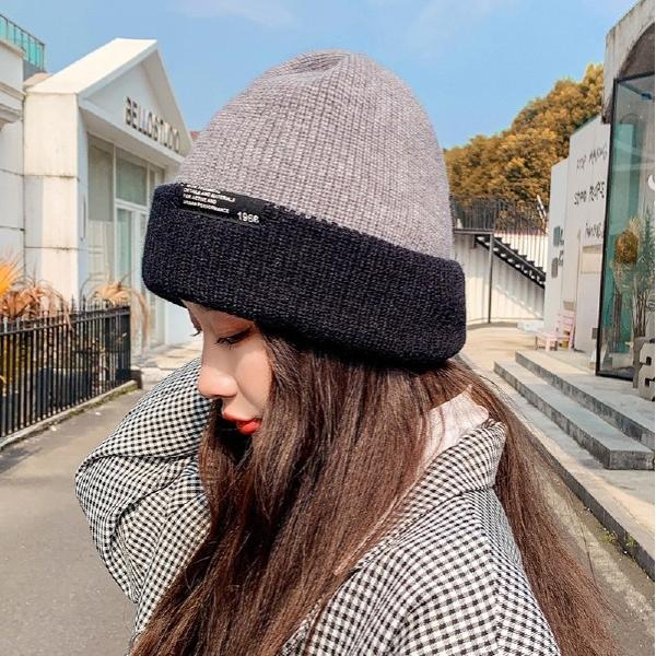 [기회공작소] 혁신적인 디자인 양면 니트 비니 벙거지모자