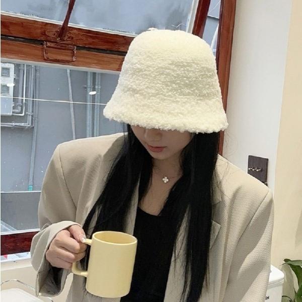 [기회공작소] 플리스 벙거지모자 뽀글이벙거지모자 겨울모자 버킷햇