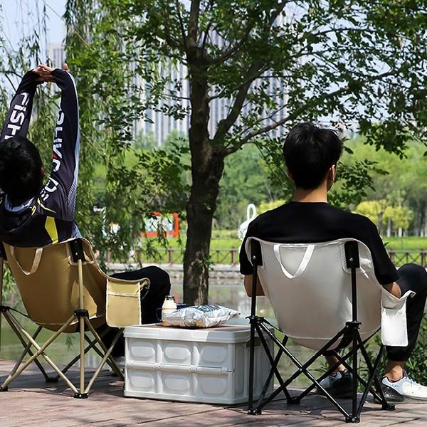 [기회공작소] 대형 휴대용 캠핑의자 캠핑체어 낚시의자