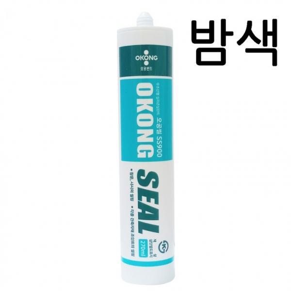 오공 실리콘 SS900 무초산 실란트 밤색 (1박스25개)