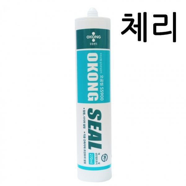 오공 실리콘 SS900 체리 무초산 실란트 (1박스25개)