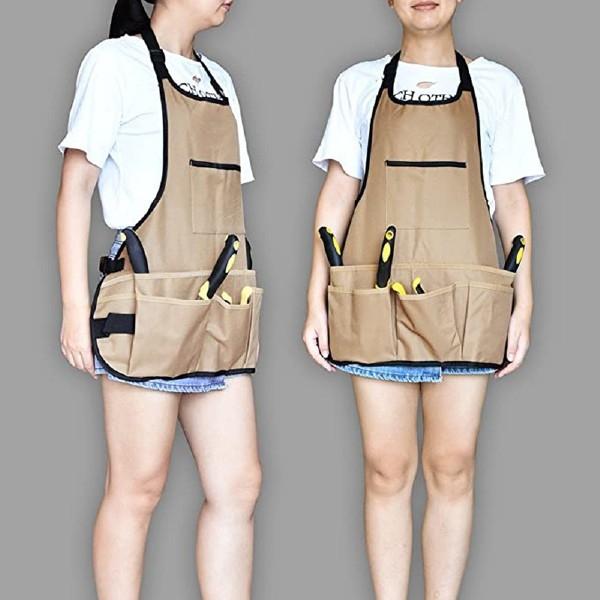 [기회공작소] 공방 앞치마 유치원 인쇄가능 카페 바리스타 업소용앞치마 방수