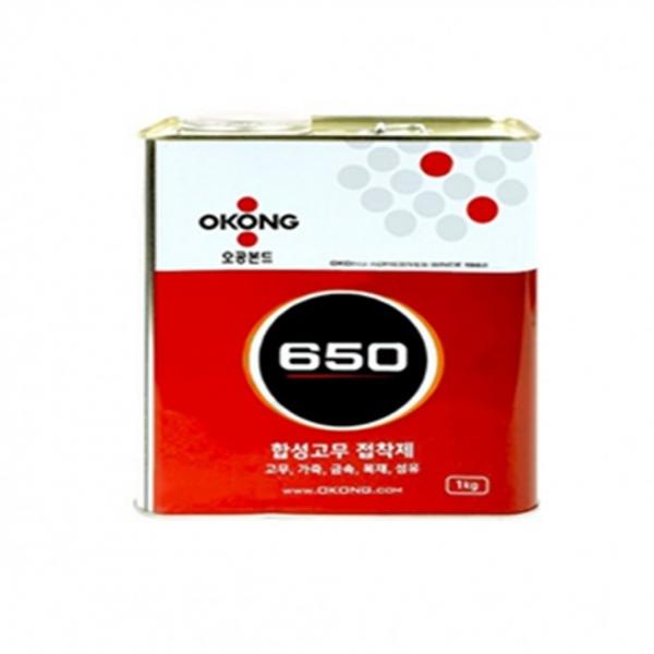오공 650 합성고무접착제 1kg-1박스10개