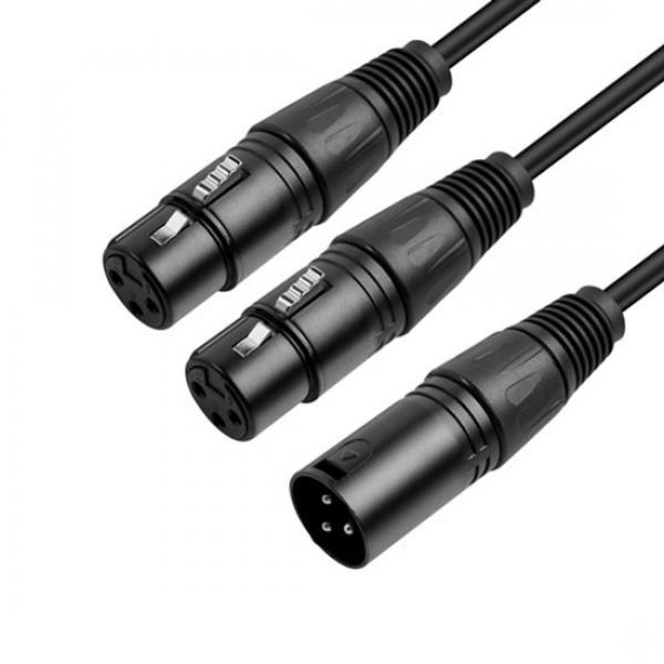 XLR 케이블 캐논 Y자 분배 마이크선 1XLR(수) 2XLR(암) SMC201 벨톤