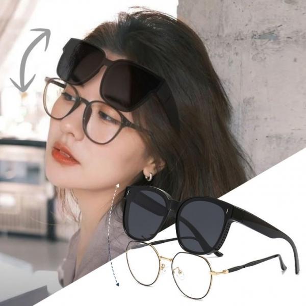 안경위에쓰는 선글라스 자전거 방풍 편광 고글 아이웨어
