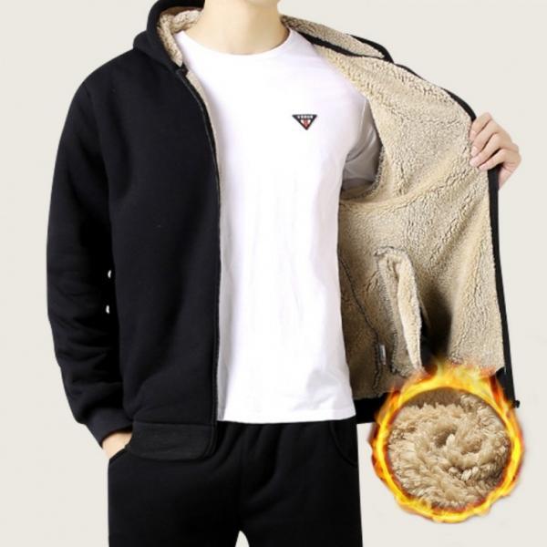 따뜻한 양털 집업 데일리 무지 후드 간절기 단체복 아우터