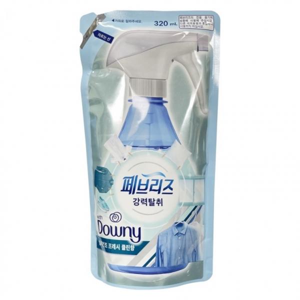 섬유탈취제 강력탈취 다우니 실내건조 프레시 클린향 리필 320ml