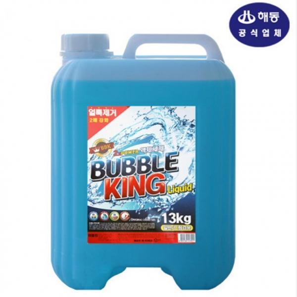 버블킹 액체세제 세탁세제 말통 13L 일반드럼겸용 베이킹소다함유