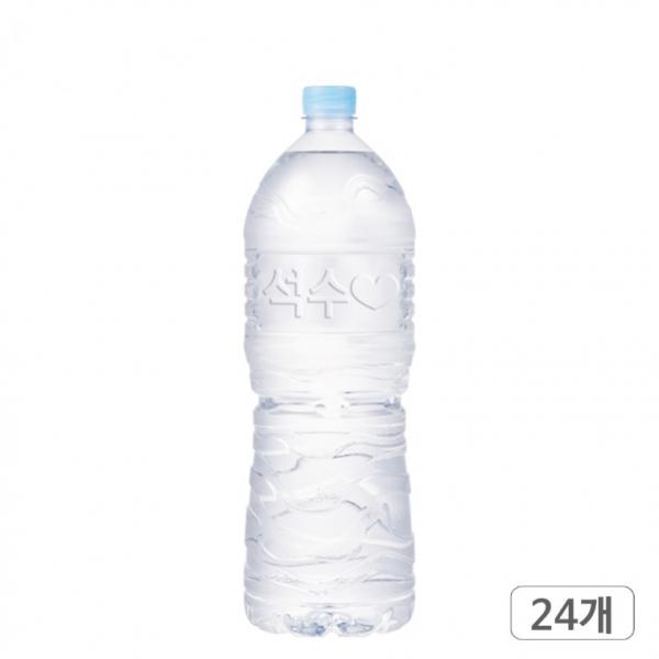 하이트진로 석수 무라벨 2L x 24개 생수 에코