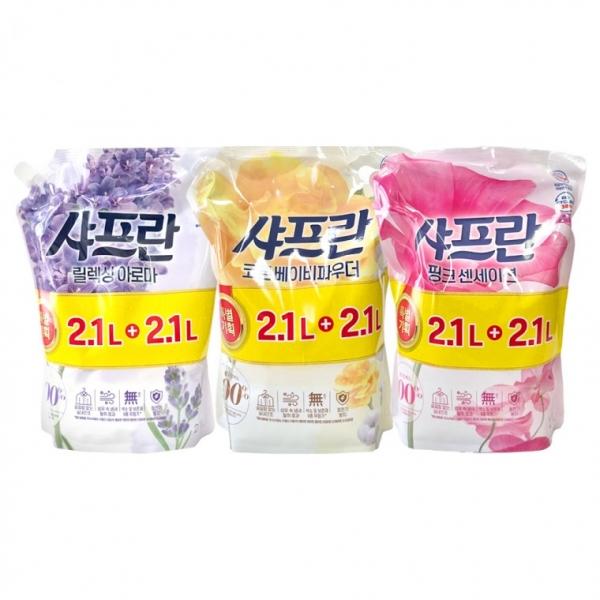 샤프란 섬유유연제 2100ml + 2100ml (옵션선택형)