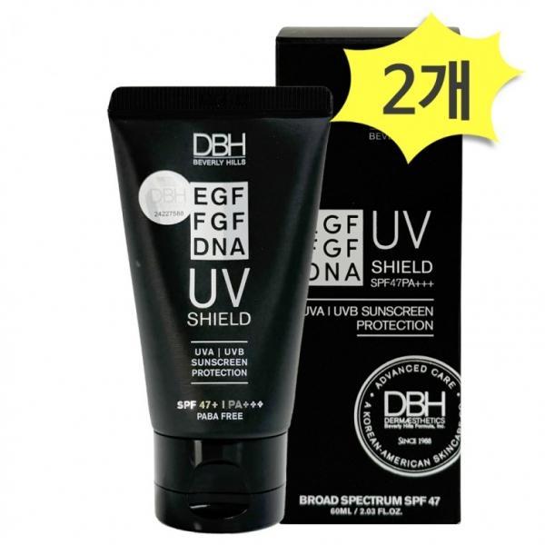 더메스테릭스 DBH UV 쉴드 선크림 60ml x 2개 재생 썬크림