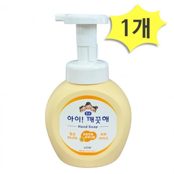 아이깨끗해 핸드워시 순 보송보송 파우더향 250ml x 1개 손세정제 물비누 거품