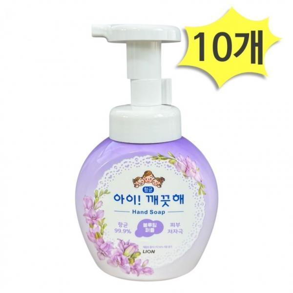 아이깨끗해 핸드워시 블루밍퍼플 250ml x 10개 손세정제 물비누 거품