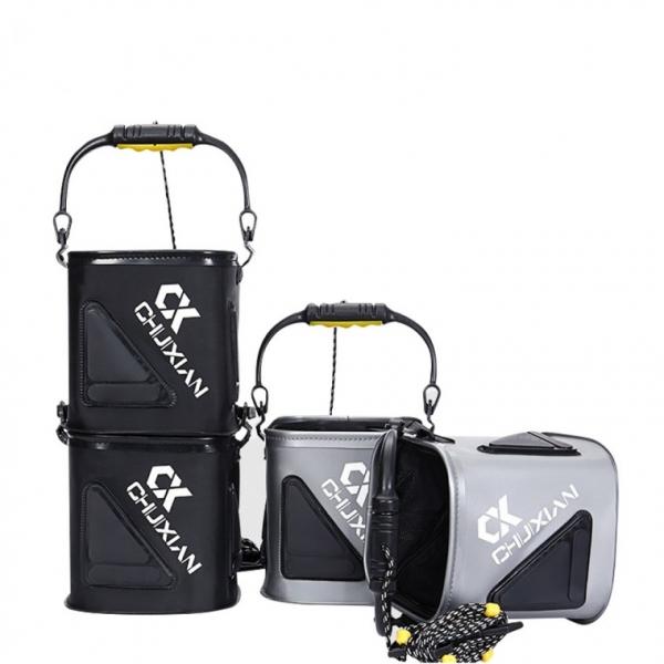 미니 접이식 두레박 살림통 밑밥통 바다 민물 낚시용품 뻐꾸통 물통