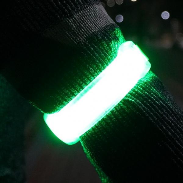 자전거 후미등 야간 스포츠 조깅 LED 암밴드 라이트 B99 그린