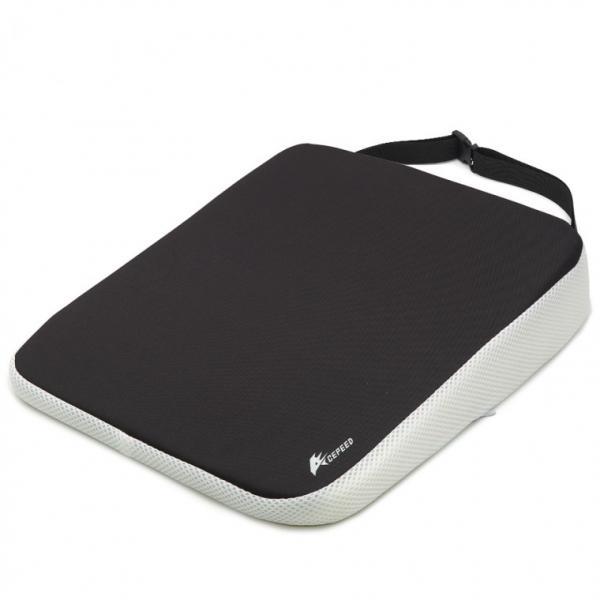 ACEPEED 차량용 키높이방석 높이조절 방석 경사 AP16 섬유 블랙 8cm