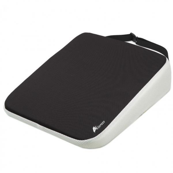 ACEPEED 차량용 키높이방석 높이조절 방석 경사 AP16 섬유 블랙 10cm