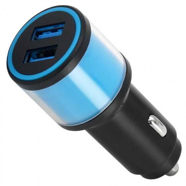 ACEPEED 차량용 네온 무드등 고속 충전기 AP19 스카이 USB+USB
