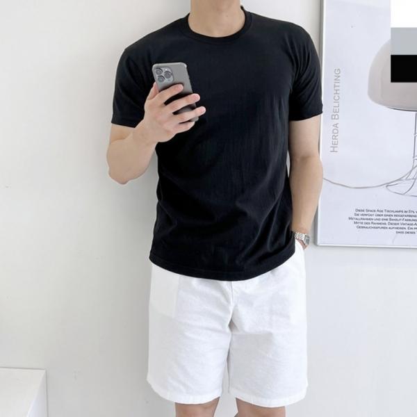 DGI1822 남자기본라운드반팔면티셔츠