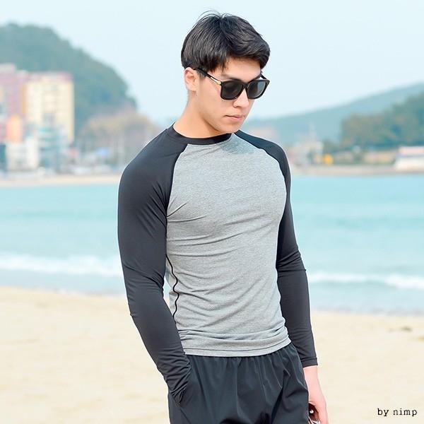 DHO-R3367GB 남성래쉬가드비치웨어솔리드티셔츠
