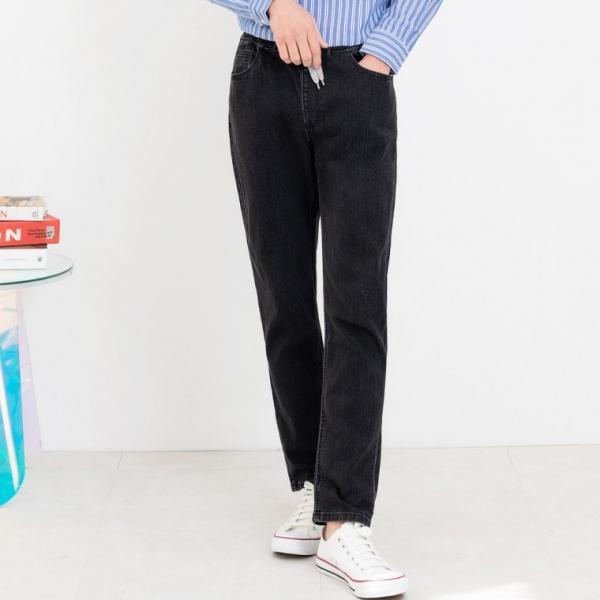 JMM8875 기획밴드그레이남자스판청바지-빅사이즈까지