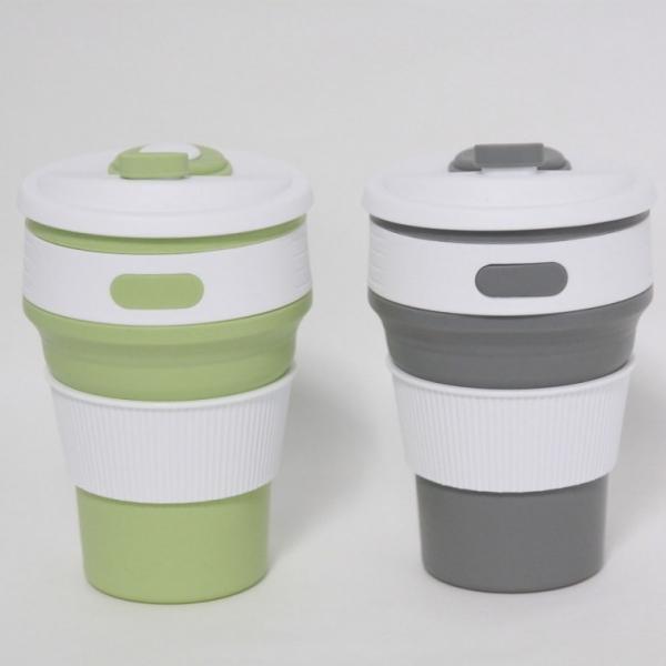 필승 실리콘 자바라 텀블러350ml 접이식컵350ml 필링컵 자바라컵 실리콘컵