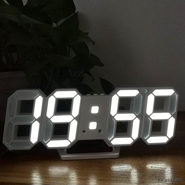 무소음칼라 LED 벽걸이시계 벽시계 알람 온도계 탁상
