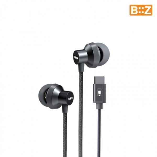 BiiZ C타입 이어폰  갤럭시S24 S25 노트20  A80 Z플립4 폴드4 S23 15 16