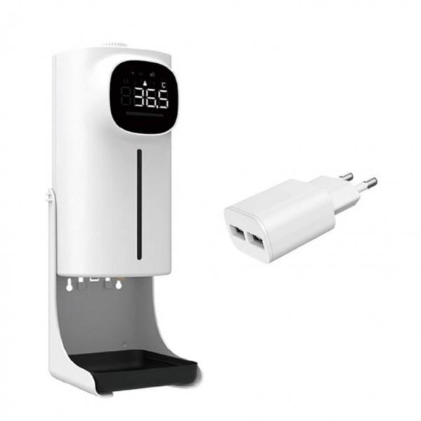 K9PRO Plus 무선 손소독기 자동센서 온도측정기 비접촉 온도체크 충전식배터리포함