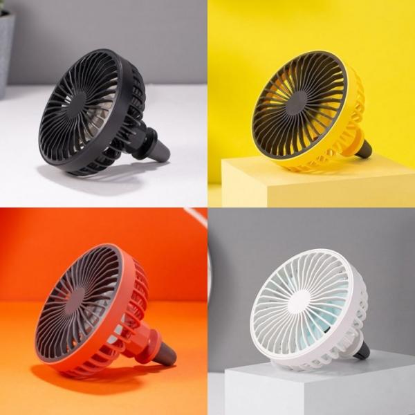 차량용 송풍구 선풍기 LED 조명   써큘레이터   송풍구타입