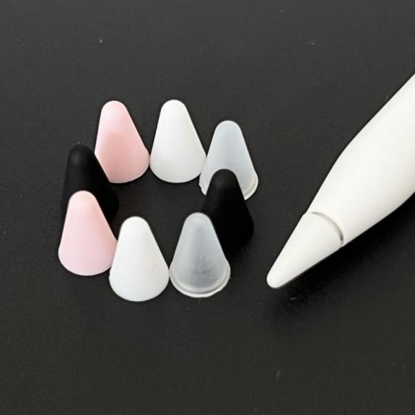 펜슬 1세대 2세대 호환 터치펜 보호 펜촉 케이스 실리콘 커버 보호캡 10p