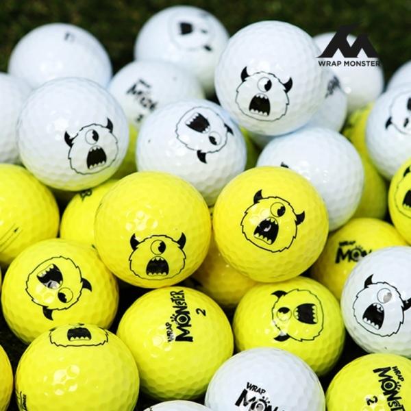 랩몬스터 캐릭터 고반발 비거리 골프공 골프볼 2피스 20구