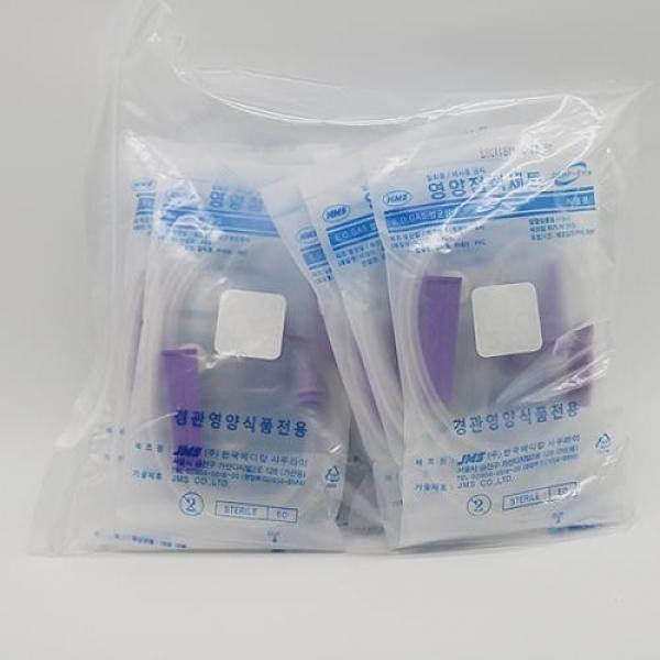 [HMS] 피딩튜브 (10개 팩) (내경3.2mm) 피딩줄 피딩백 미음백 미음튜브 한국메디칼사푸라이
