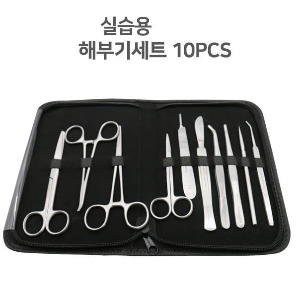 실습 해부기 세트(10pcs)(21-219) 과학실험 메스대 파키스탄