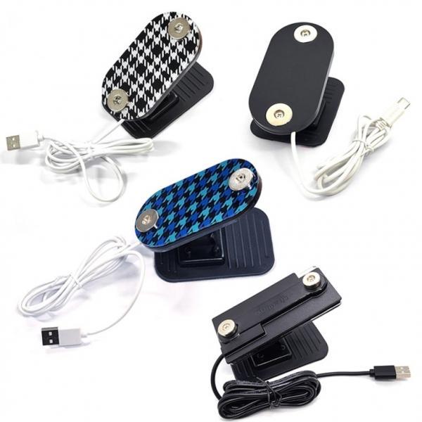 인씨네 아크릴 USB 멀티 자석충전거치대 휴대폰 차량용 가정용 오토바이 배달대행 충전기 USB타입